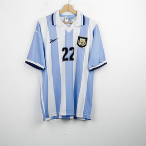 Maglia Home Argentina Reebok Riquelme 22 1999 by REEBOK  - Home (2)