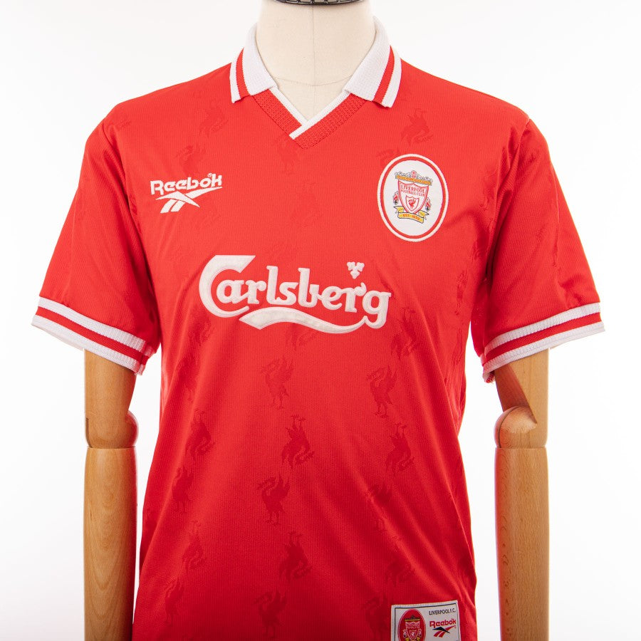 1996/1997 liverpool reebok home jersey owen 10