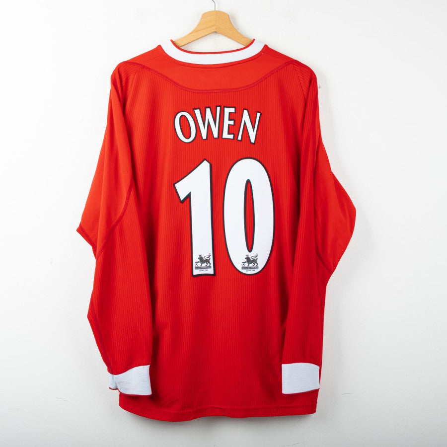リバプール Reebok ユニフォームOWEN 10 Liverpool Reebok Owen 10 Home Shirt 2002/2003