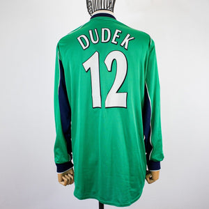 MAGLIA PORTIERE LIVERPOOL DUDEK N 12 2001 2002 by REEBOK  - Home