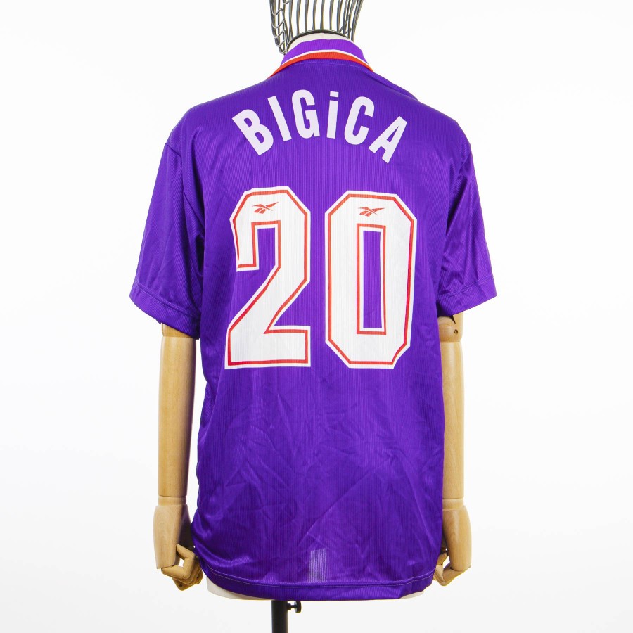 maglia home fiorentina Bigica 20 1996/1997 by REEBOOK - Home