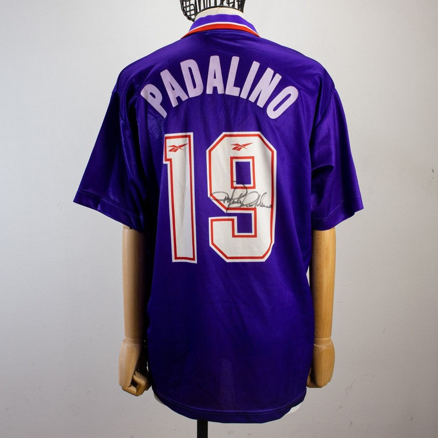 HOME FIORENTINA JERSEY REEBOOK PADALINO 19 1996/1997