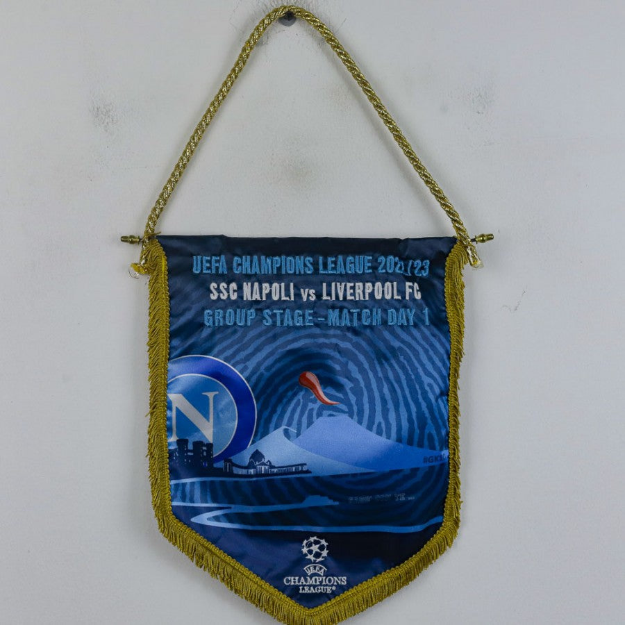 Gagliardetto Napoli-Liverpool 2022/2023 by seleco - Home