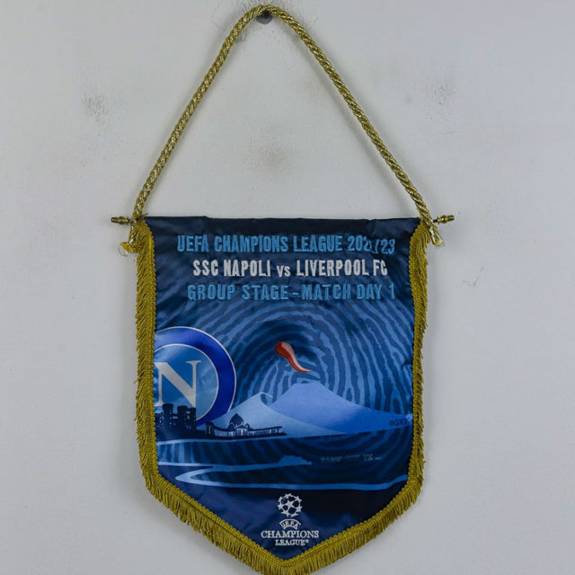 Gagliardetto Napoli-Liverpool 2022/2023 by seleco - Home