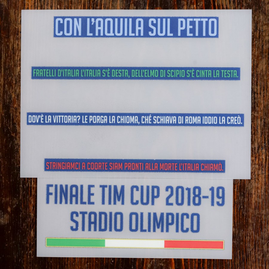 Toppe Finale Tim Cup 2018/19 Stadio Olimpico by Still Screen