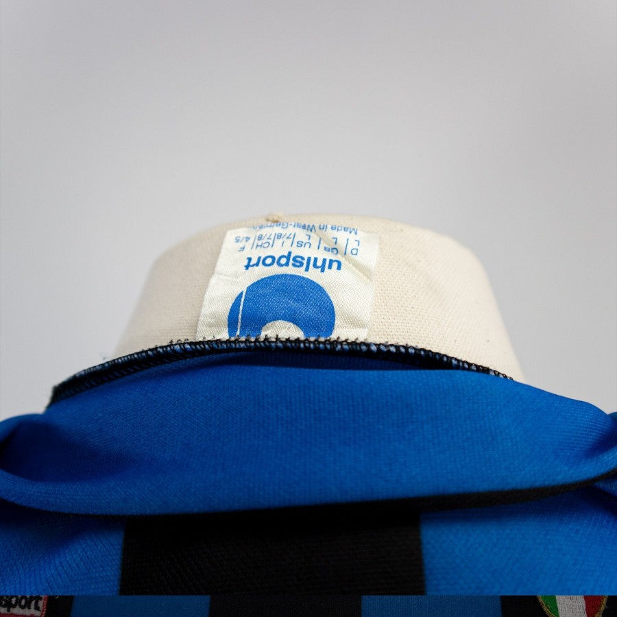 MAGLIA HOME FC INTER ML UHLSPORT 1989/1990 MISURA IN FLOCK PATCH ITALIA by UHLSPORT - Le 7 sorelle (4)