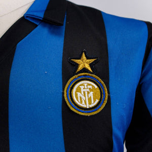 MAGLIA HOME FC INTER ML  UHLSPORT 1990/1991 MISURA LOGO INTER by UHLSPORT - Le 7 sorelle (7)