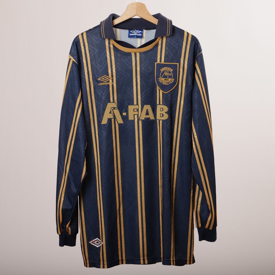maglia away aberdeen umbro ml n6 1993/1994 match worn (aberdeen - torino) by UMBRO - Home