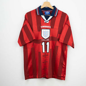 Maglia Away Inghilterra Mc Manaman 11 1998 by UMBRO - Home (2)