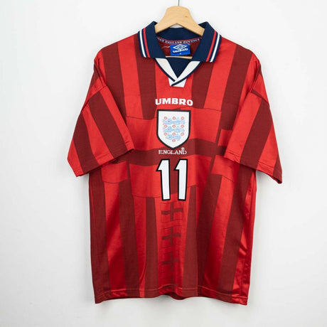 Maglia Away Inghilterra Mc Manaman 11 1998 by UMBRO - Home (2)