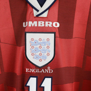 Maglia Away Inghilterra Mc Manaman 11 1998 by UMBRO - Home (17)
