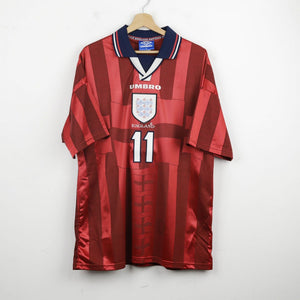 Maglia Away Inghilterra Mc Manaman 11 1998 by UMBRO - Home (2)