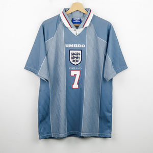 Maglia Away Inghilterra Umbro Beckham 7 1996/1997 by UMBRO - Home (2)