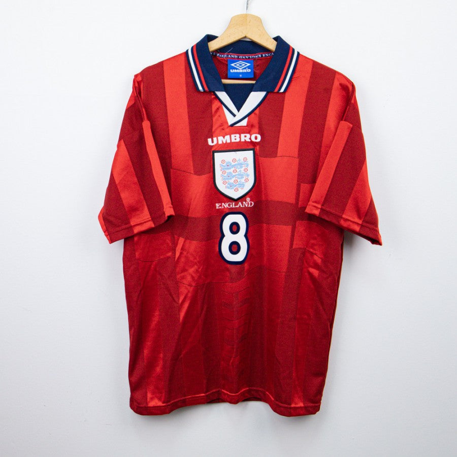 Maglia Away Inghilterra Umbro Gascoigne 8 1998 by UMBRO - Home (2)