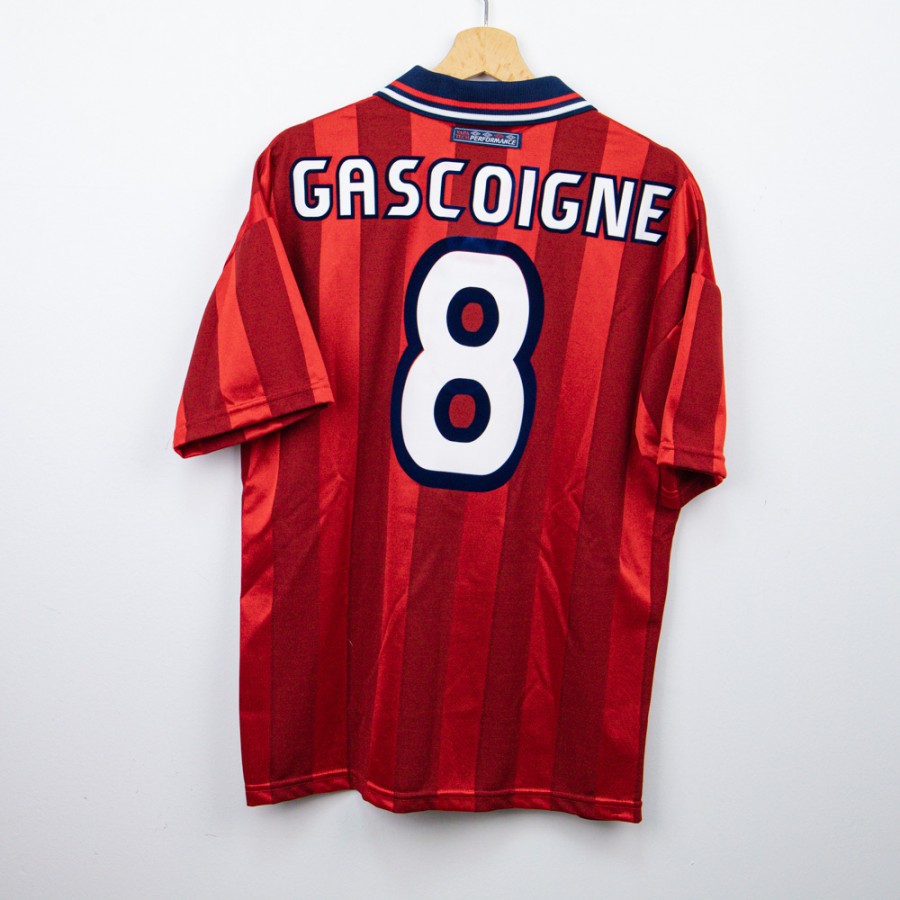 1998 England Away Umbro Gascoigne 8 Jersey