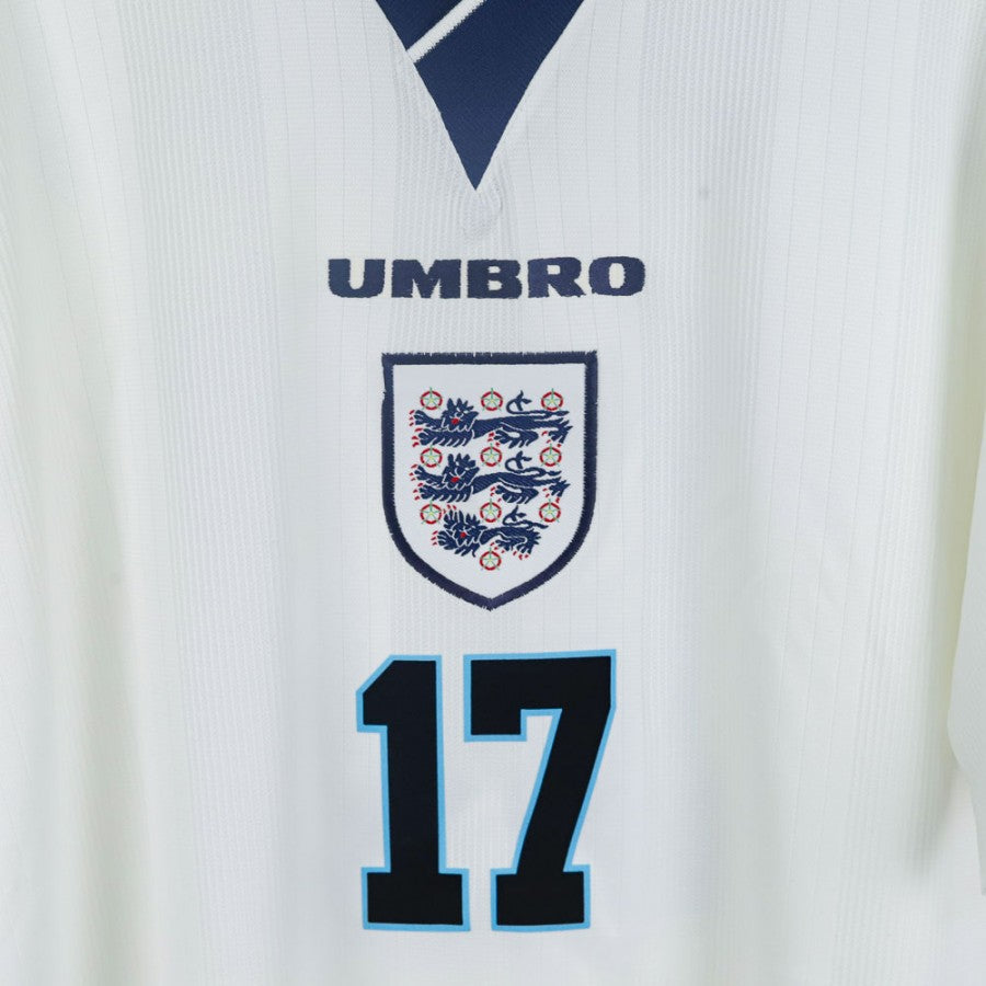 England Home Shirt Umbro McManaman 17 1996