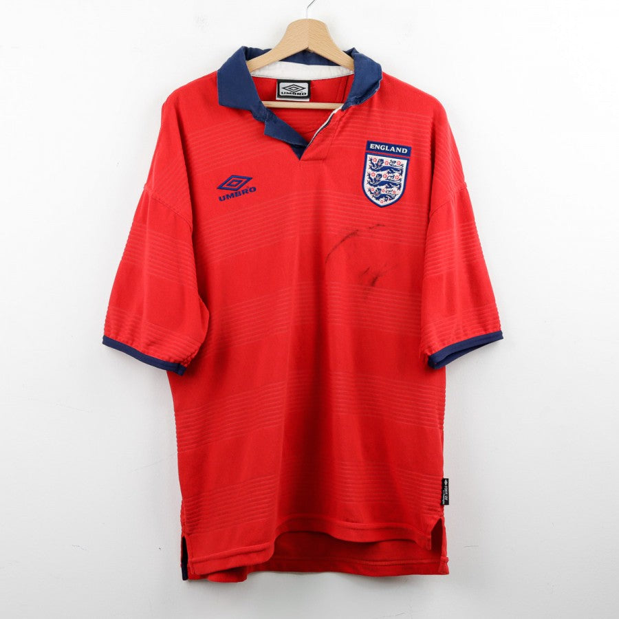 1999/2000 England Away Umbro Shirt Shearer 9