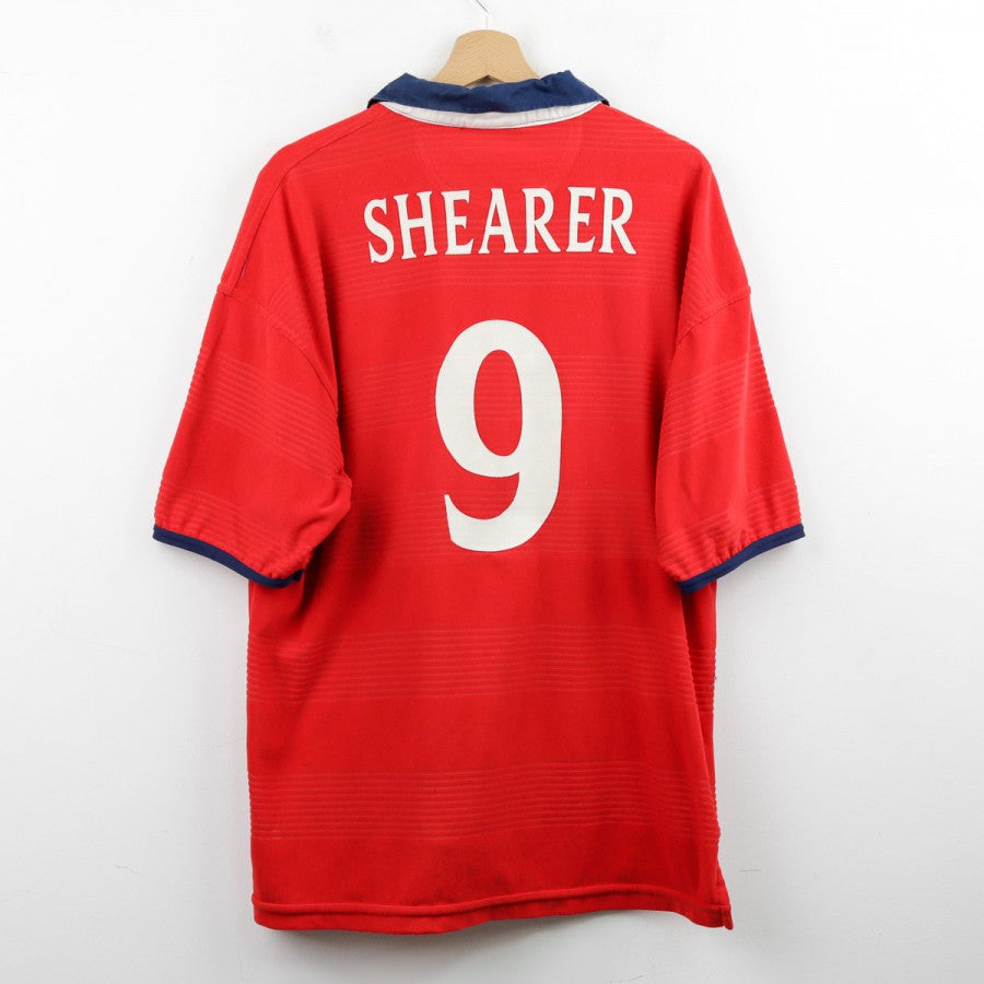 1999/2000 England Away Umbro Shirt Shearer 9