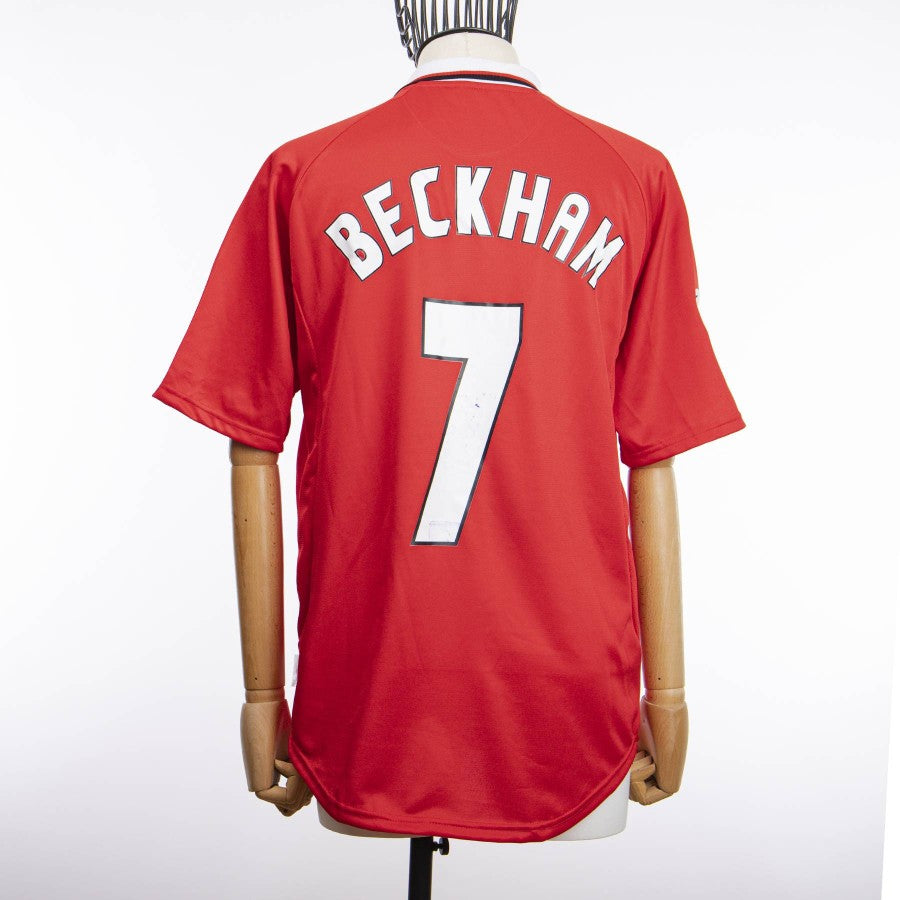 1998/1999 manchester united umbro beckham 7 champions league jersey