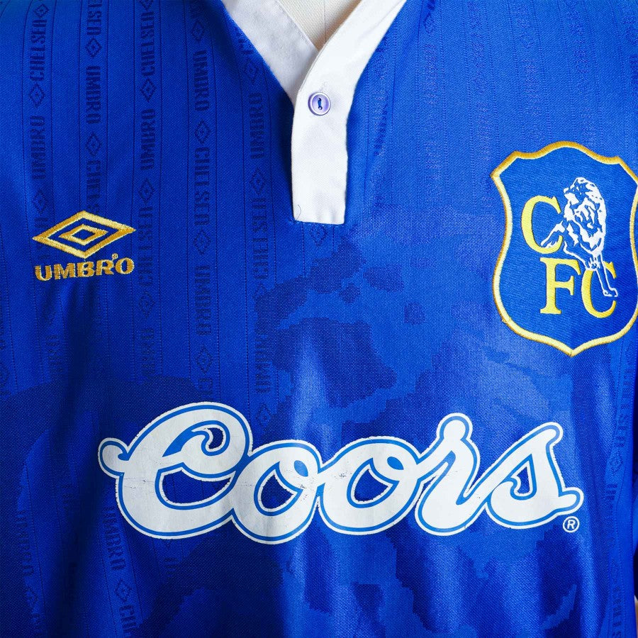 CHELSEA HOME JERSEY UMBRO 1996/1997 ZOLA 25