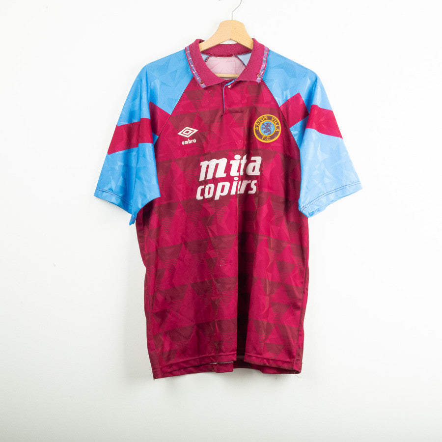 1990/1991 Aston Villa Home Umbro Shirt
