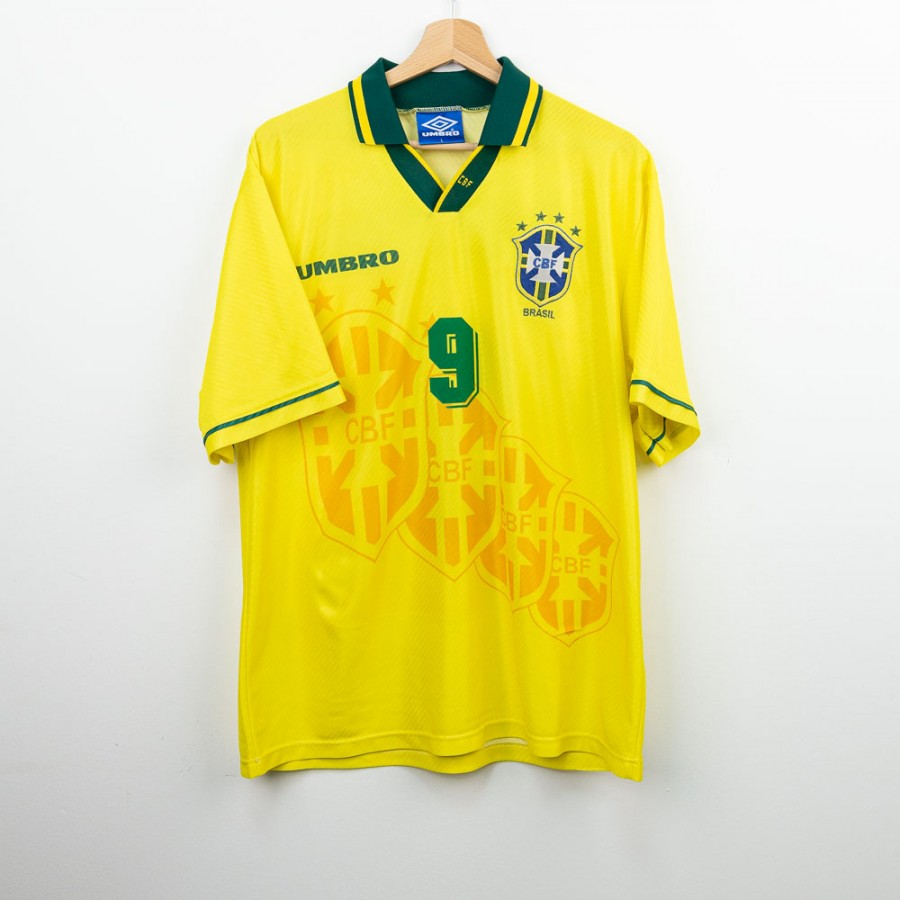 maglia home brasile umbro ronaldo 9 1995/1996  by UMBRO - Home (2)