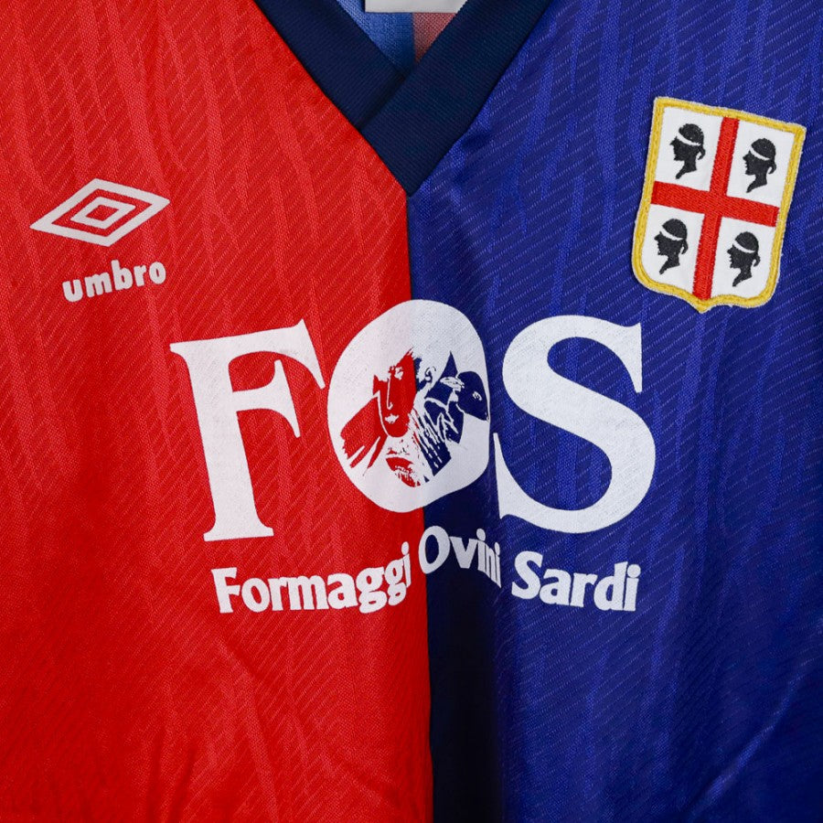 Maglia Home Cagliari Umbro N5 1991/1992 by UMBRO - Fuoriclasse (10)
