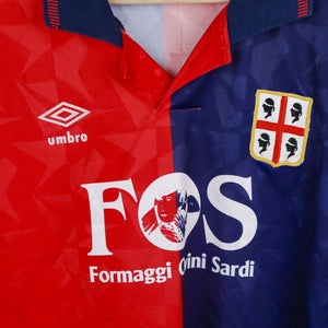 maglia home cagliari umbro N6 1991/1992 by UMBRO - Home (5)
