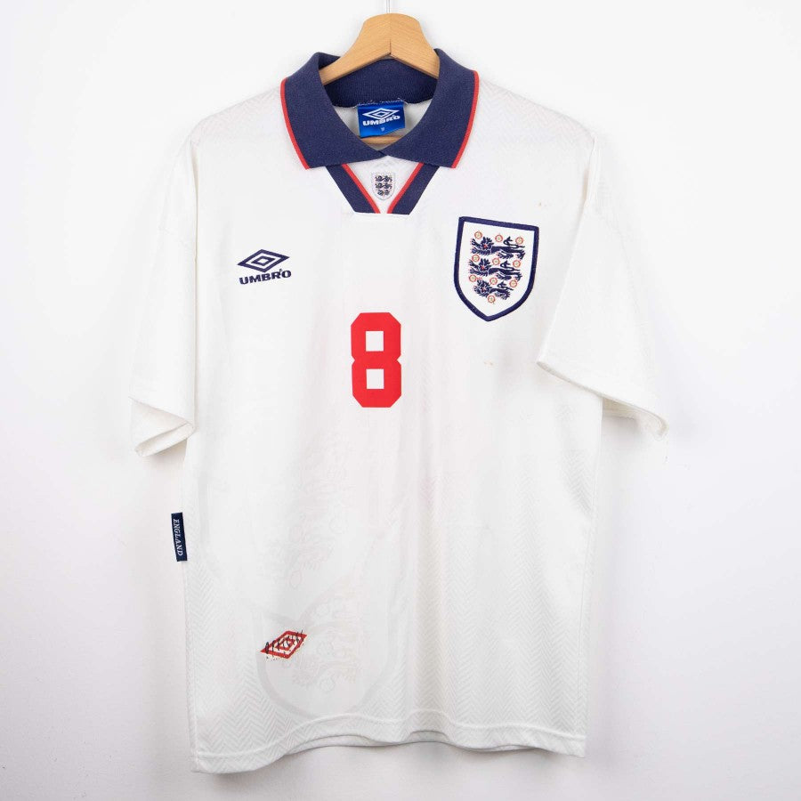 MAGLIA HOME INGHILTERRA UMBRO 1994/1995 8 GASCOIGNE by UMBRO - Altre Leghe (2)