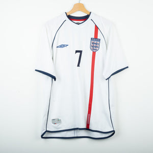 Maglia home Inghilterra Umbro Beckham 7 2001/2002 by UMBRO - Home (2)