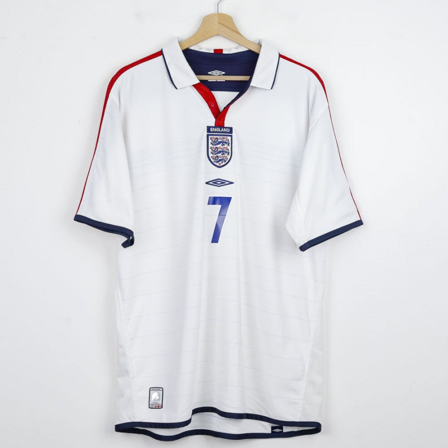 Maglia home Inghilterra Umbro Beckham 7 2004 by UMBRO - Home (2)