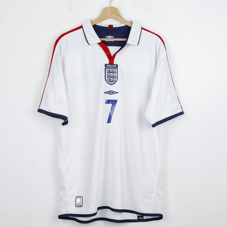 Maglia home Inghilterra Umbro Beckham 7 2004 by UMBRO - Home (2)