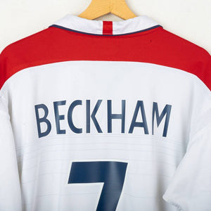 Maglia Home Inghilterra Umbro Beckham 7 2004 by UMBRO - Home (4)
