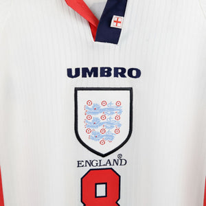 Maglia Home Inghilterra Umbro Gascoigne 8 1998 by UMBRO - Home (14)