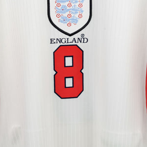 Maglia Home Inghilterra Umbro Gascoigne 8 1998 by UMBRO - Home (15)