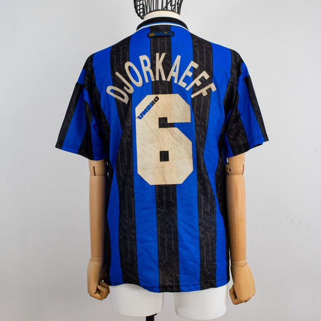 MAGLIA HOME INTER UMBRO DJORKAEFF N6 1997/1998 by UMBRO - Home