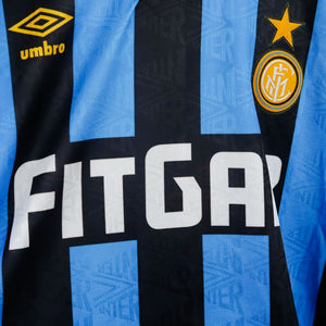 MAGLIA HOME INTER UMBRO FITGAR 1991/1992 by UMBRO - Home (17)