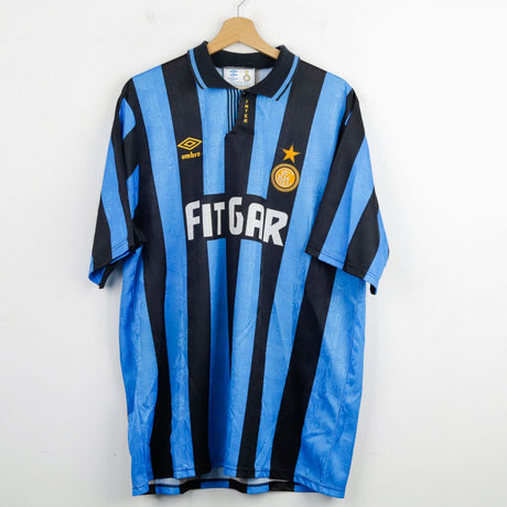 MAGLIA HOME INTER UMBRO FITGAR 1991/1992 by UMBRO - Home