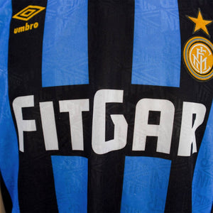 MAGLIA HOME INTER UMBRO FITGAR 1991/1992 by UMBRO - Le 7 sorelle (7)