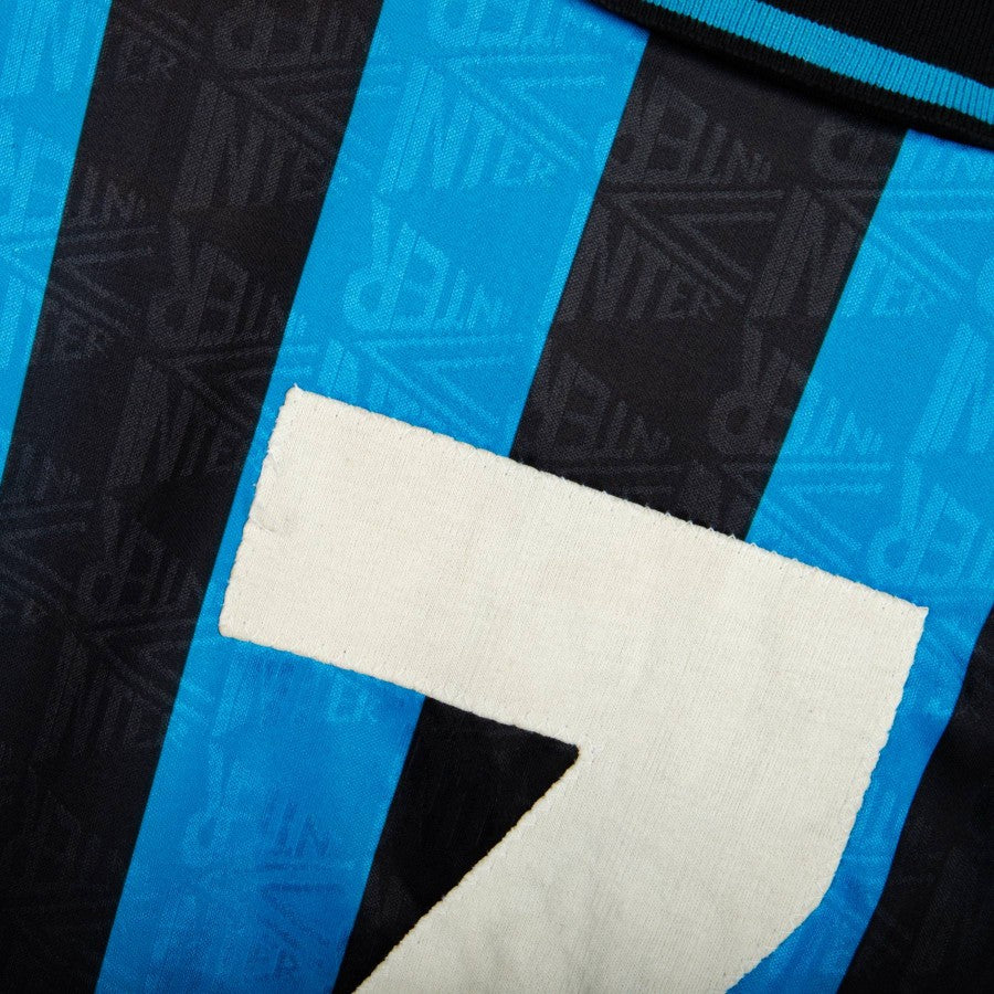 maglia home inter umbro N7 1991/1992 by UMBRO - Home (8)