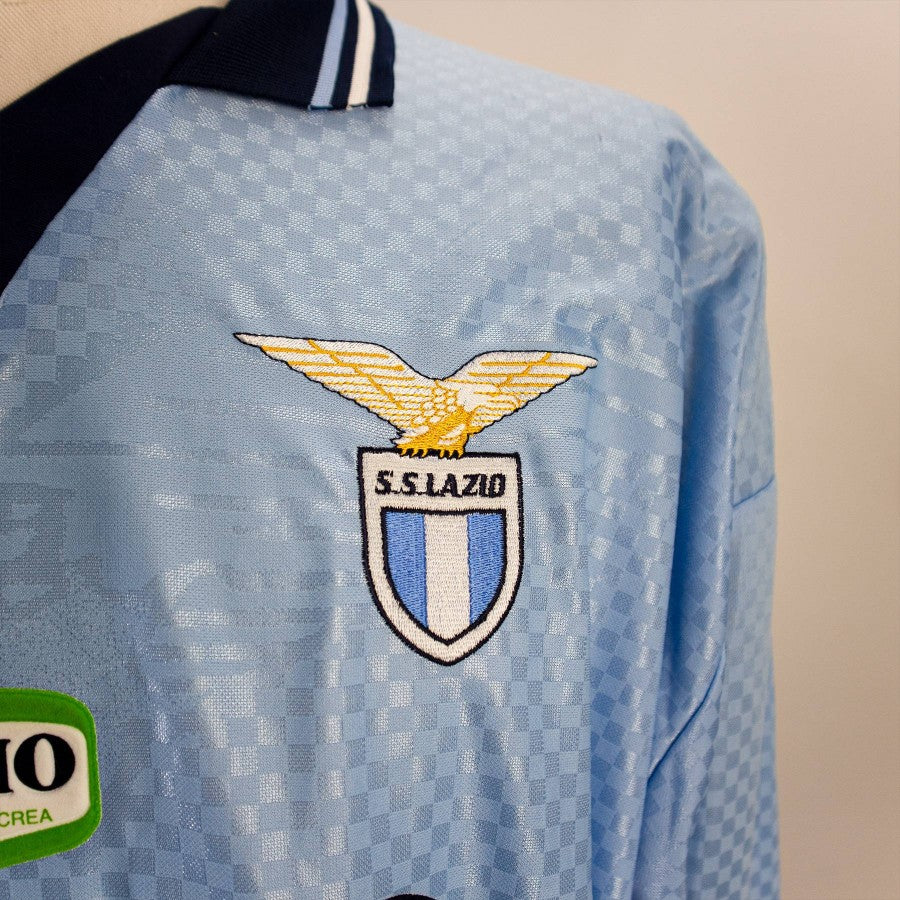 MAGLIA HOME LAZIO UMBRO 1996/1997 ML 2 NEGRO by UMBRO - Le 7 sorelle (10)