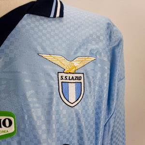 MAGLIA HOME LAZIO UMBRO 1996/1997 ML 2 NEGRO by UMBRO - Le 7 sorelle (10)