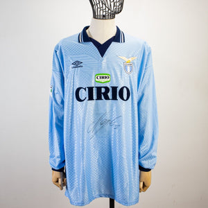 MAGLIA HOME LAZIO UMBRO 1996/1997 ML 2 NEGRO by UMBRO - Le 7 sorelle (2)