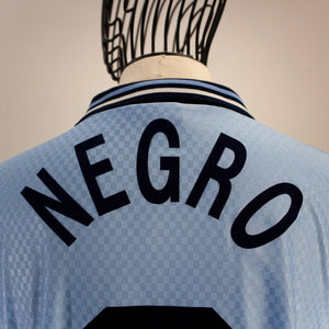 MAGLIA HOME LAZIO UMBRO 1996/1997 ML 2 NEGRO by UMBRO - Le 7 sorelle (5)