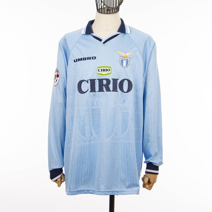 MAGLIA HOME LAZIO UMBRO 1997/1998 ML 2 NEGRO by UMBRO - Le 7 sorelle (2)
