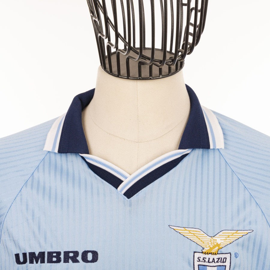 MAGLIA HOME LAZIO UMBRO 1997/1998 ML 2 NEGRO by UMBRO - Le 7 sorelle (3)