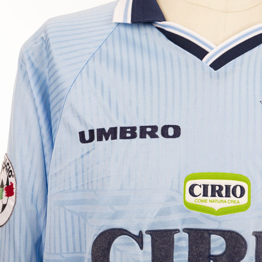 MAGLIA HOME LAZIO UMBRO 1997/1998 ML 2 NEGRO by UMBRO - Le 7 sorelle (4)
