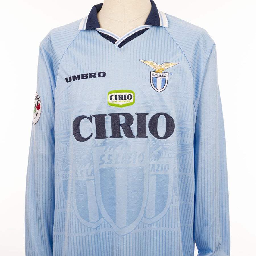 MAGLIA HOME LAZIO UMBRO 1997/1998 ML 2 NEGRO by UMBRO - Le 7 sorelle (8)