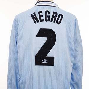 MAGLIA HOME LAZIO UMBRO 1997/1998 ML 2 NEGRO by UMBRO - Le 7 sorelle (9)