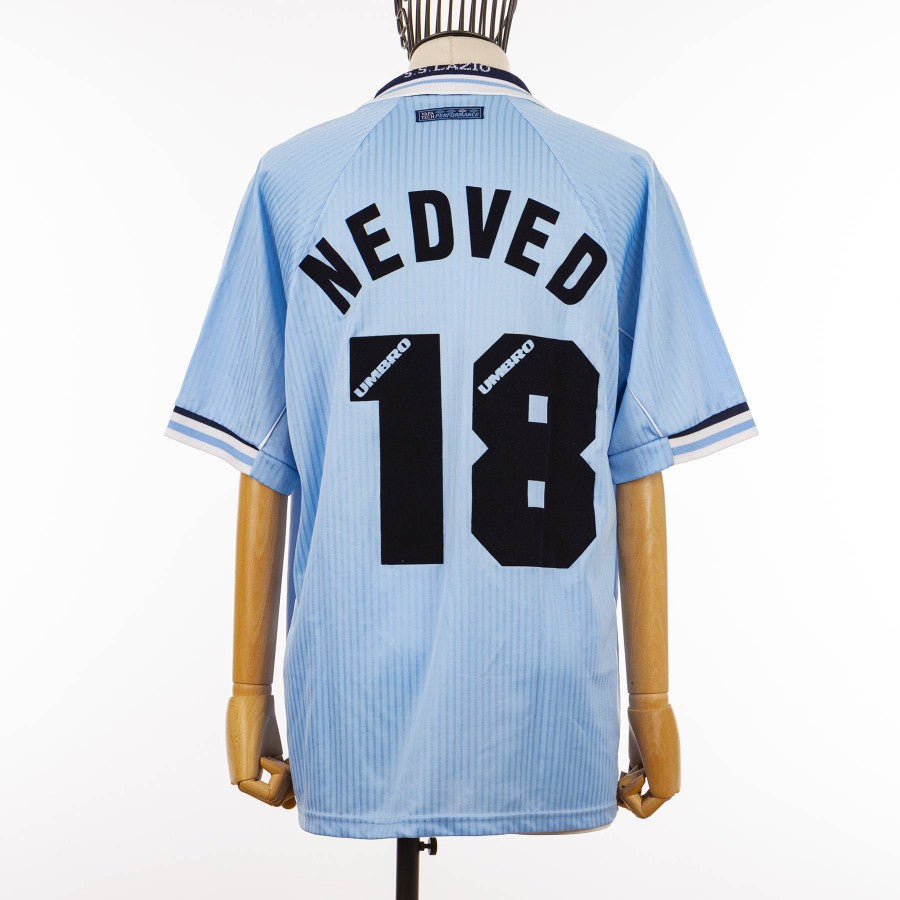 1997/1998 Umbro Lazio home jersey Nedved 18